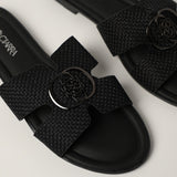 Woven Push In Sandal.CIARRA Trim.