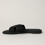 Woven Push In Sandal.CIARRA Trim.