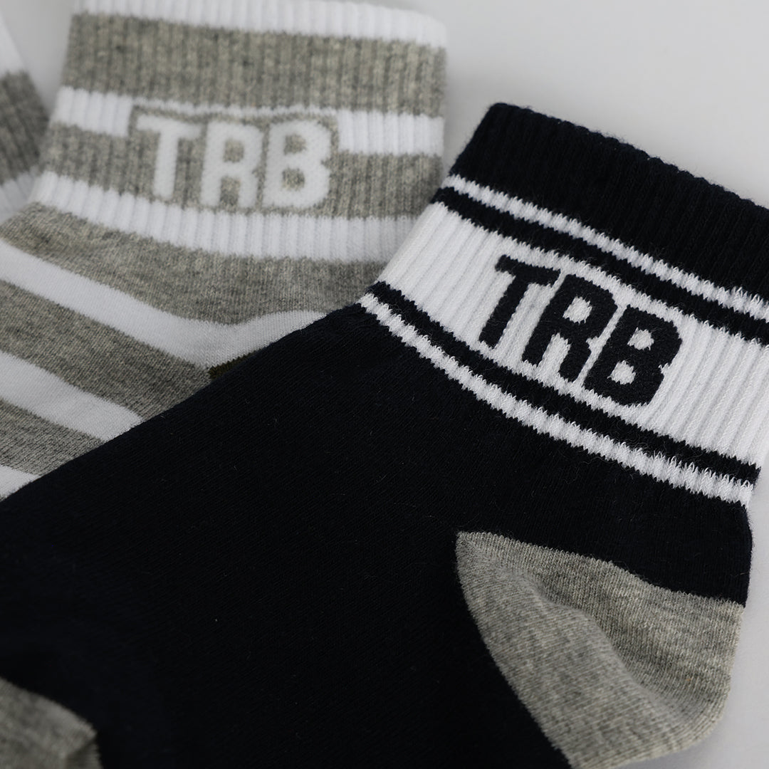 Trainer Liner Socks.Stripes.