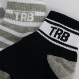 Trainer Liner Socks.Stripes.