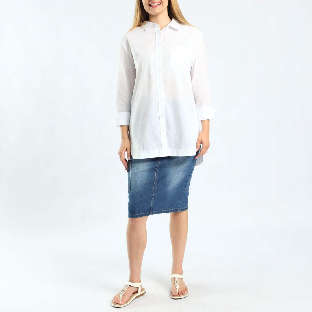 LADIES CIARRA WHITE SHIRT CIARRA Fashion Fusion