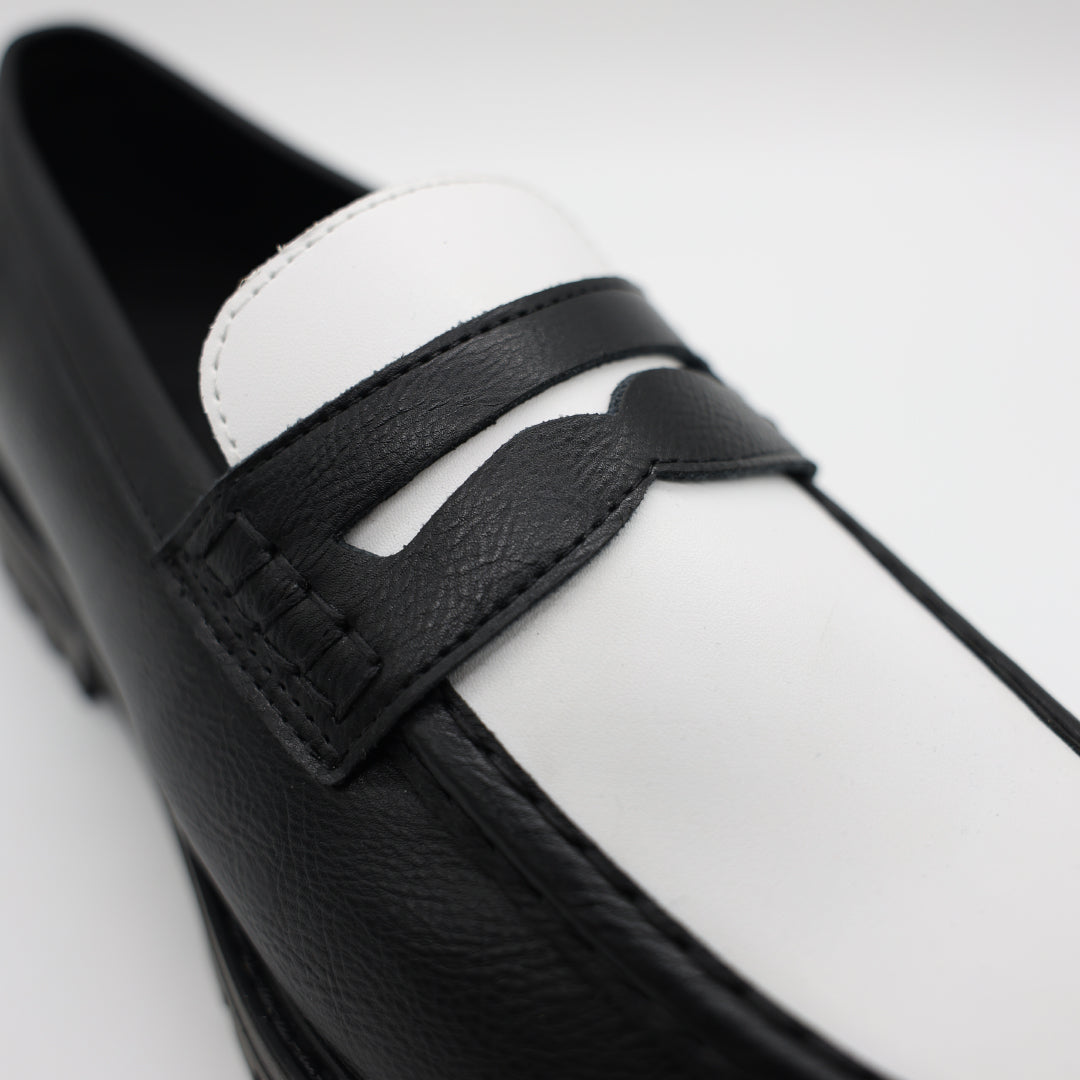 High Top Loafer Shoe.