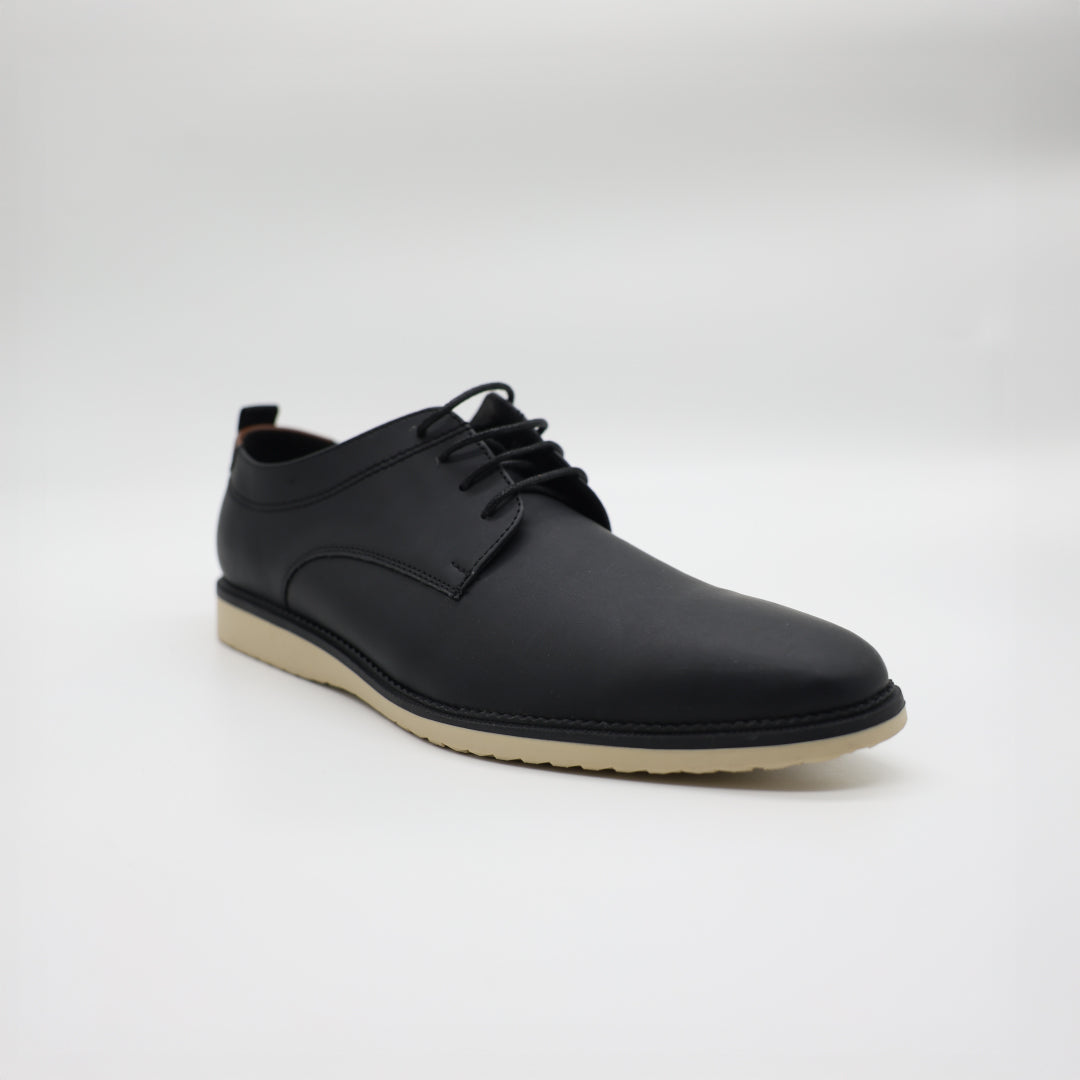 Zaff Black Lace up Formal Shoe