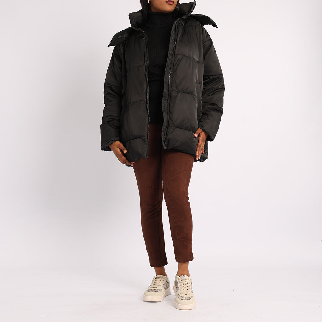 BLACK PUFFER JACKET