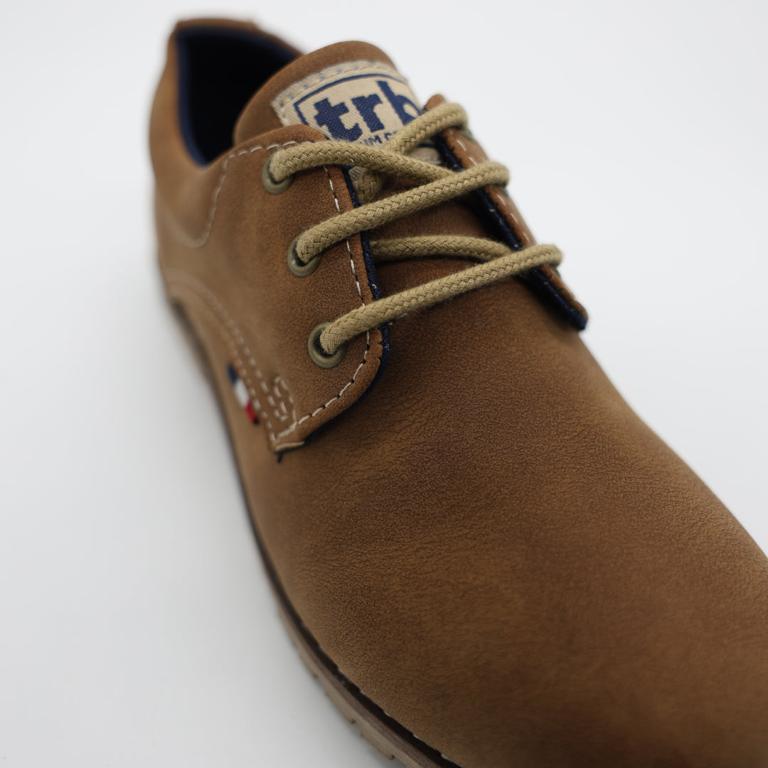 Lace Up Shoe.Randed Outsole.