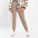 KHAKI CARGO JOGGER WITH INNER FUR