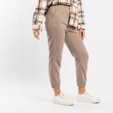 KHAKI CARGO JOGGER WITH INNER FUR