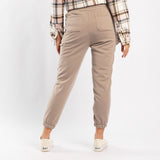 KHAKI CARGO JOGGER WITH INNER FUR