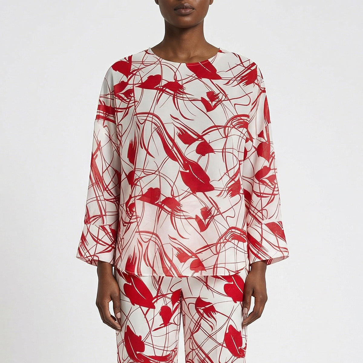 ALORA LADIES PRINTED TOP
