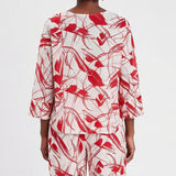 ALORA LADIES PRINTED TOP