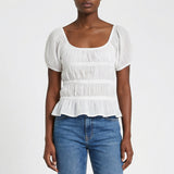 ALORA LADIES WHITE TOP