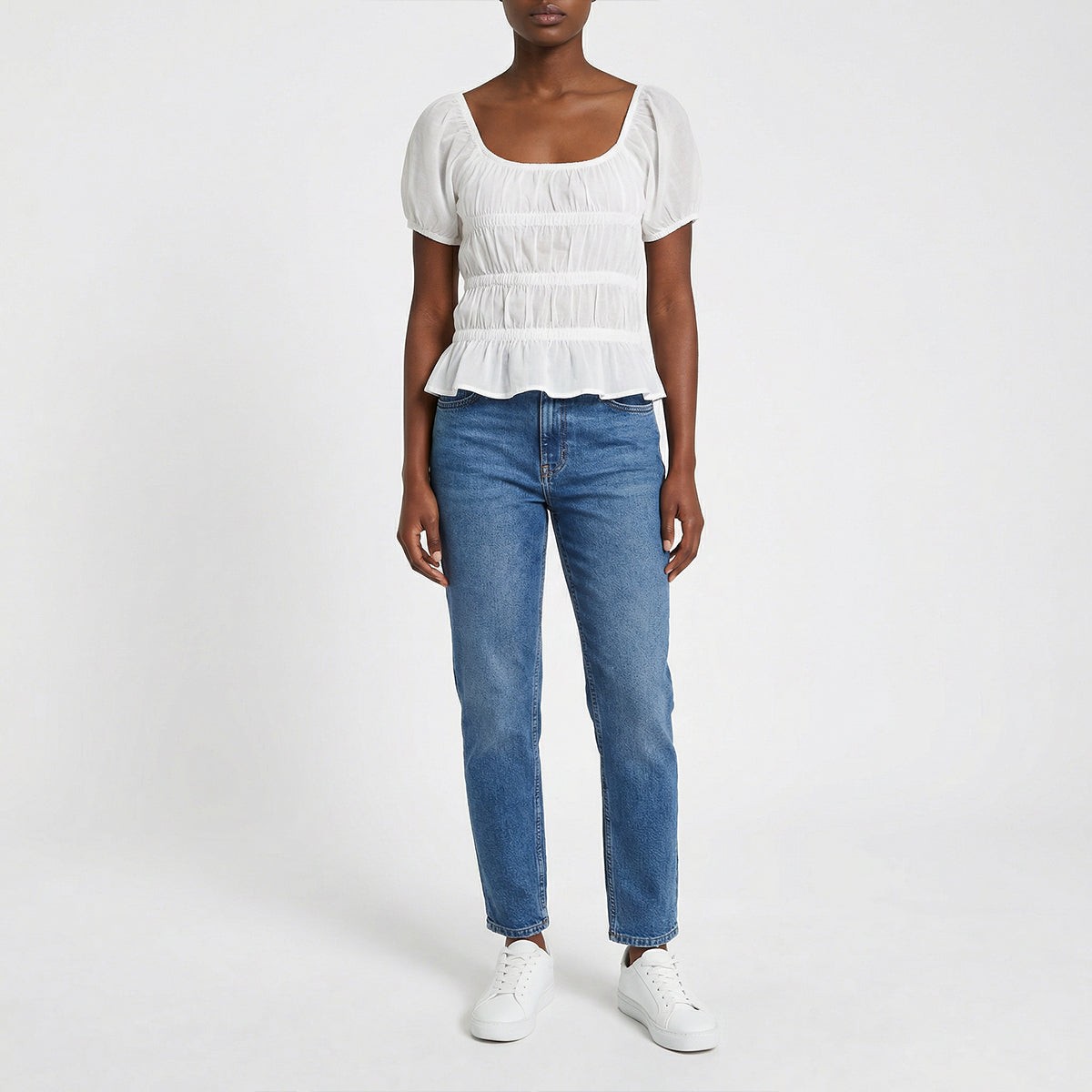 ALORA LADIES WHITE TOP