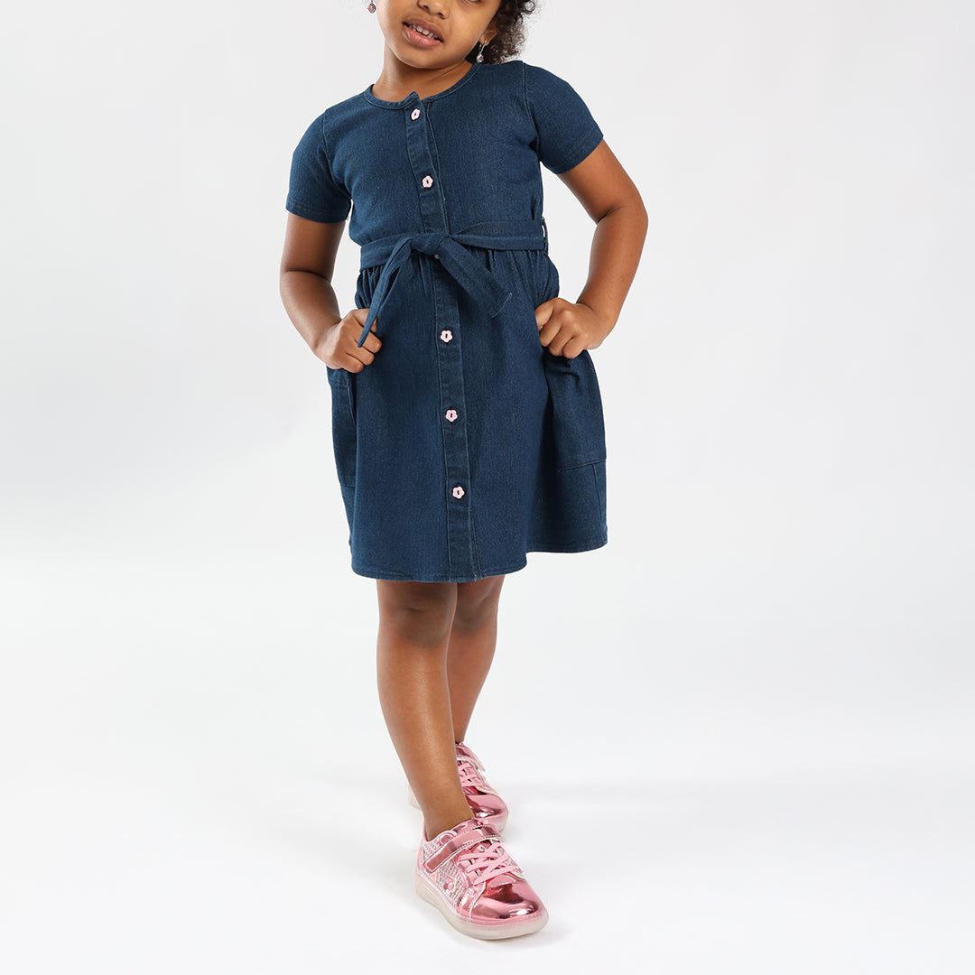 Girls Denim Dress