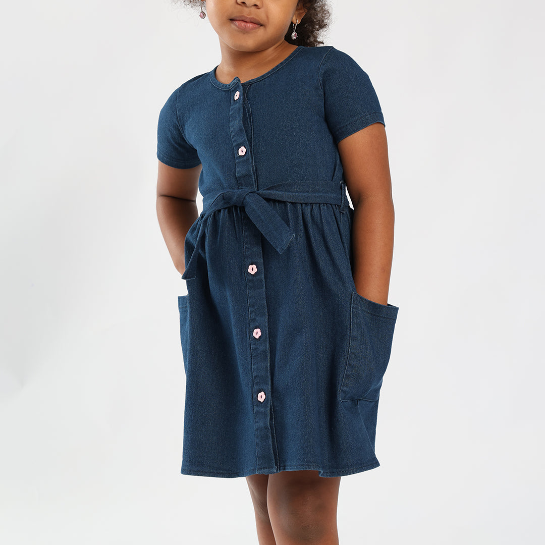 Girls Denim Dress