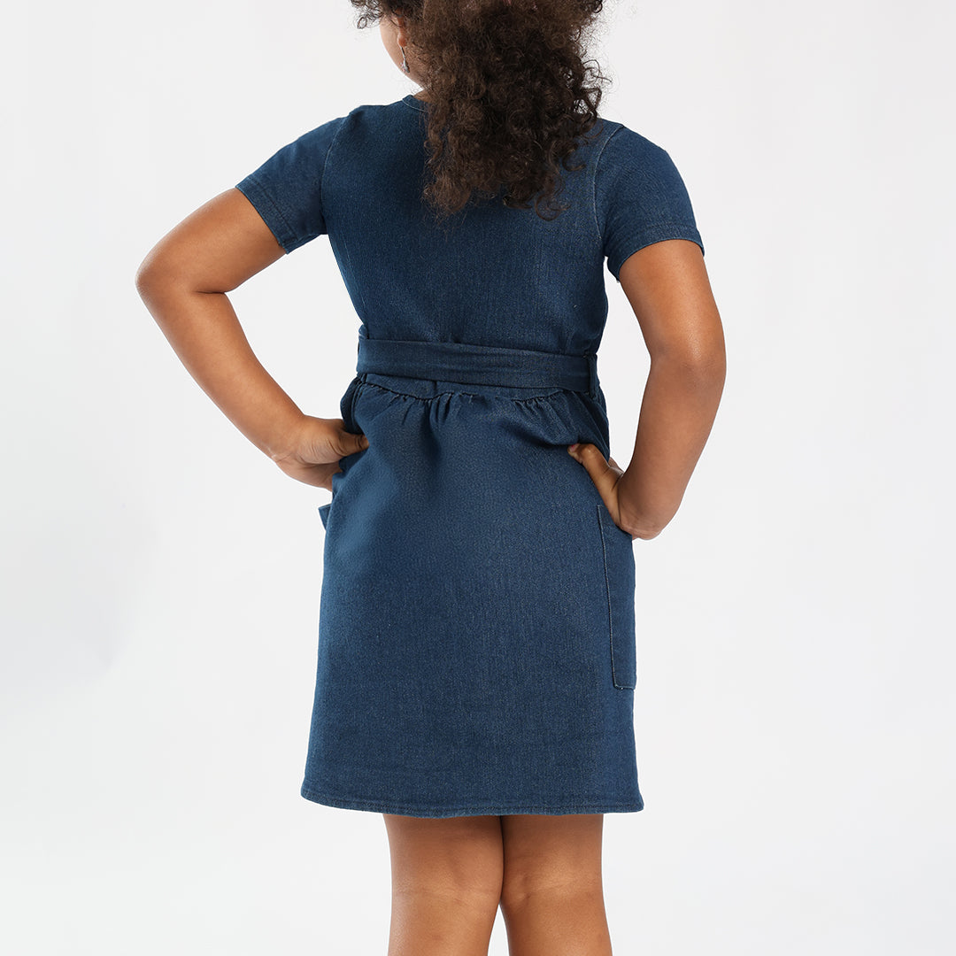 Girls Denim Dress