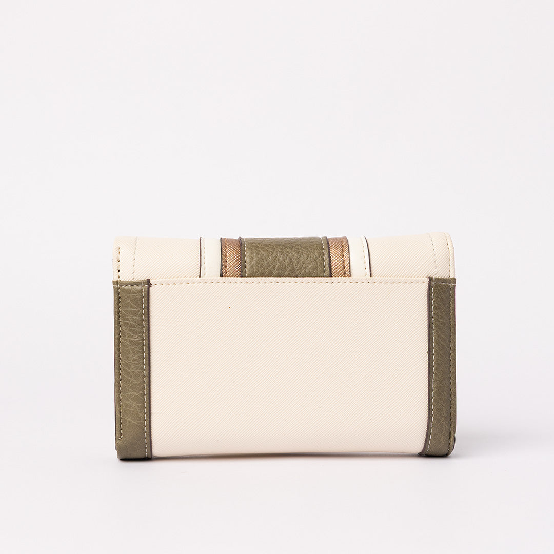 Flap Wallet.Colourblocking.