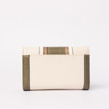 Flap Wallet.Colourblocking.