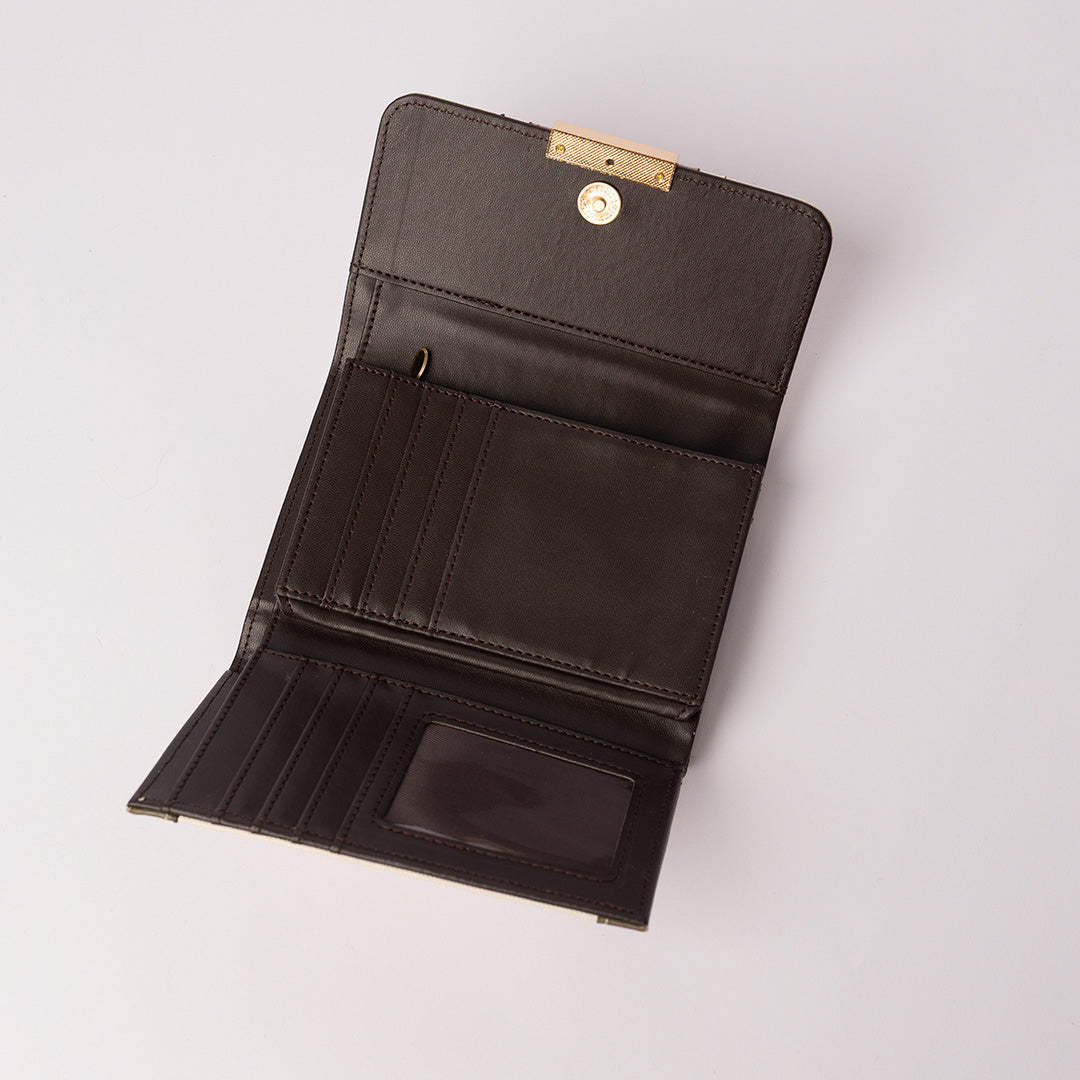 Flap Wallet.Colourblocking.