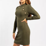 LONG SLEEVE  KNITWEAR DRESS