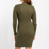 LONG SLEEVE  KNITWEAR DRESS