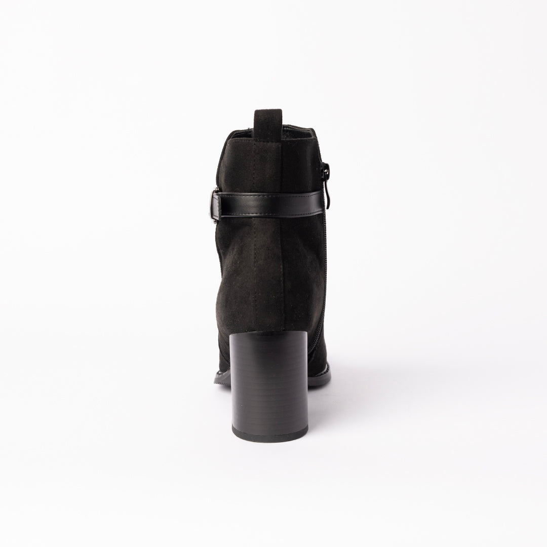 BLACK SUEDE CHELSEA BOOT