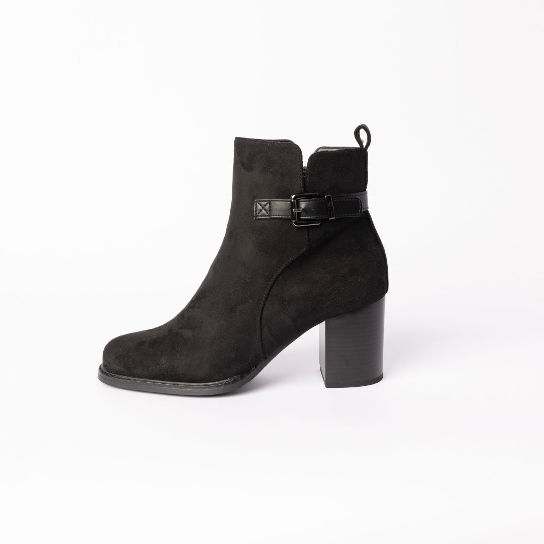BLACK SUEDE CHELSEA BOOT