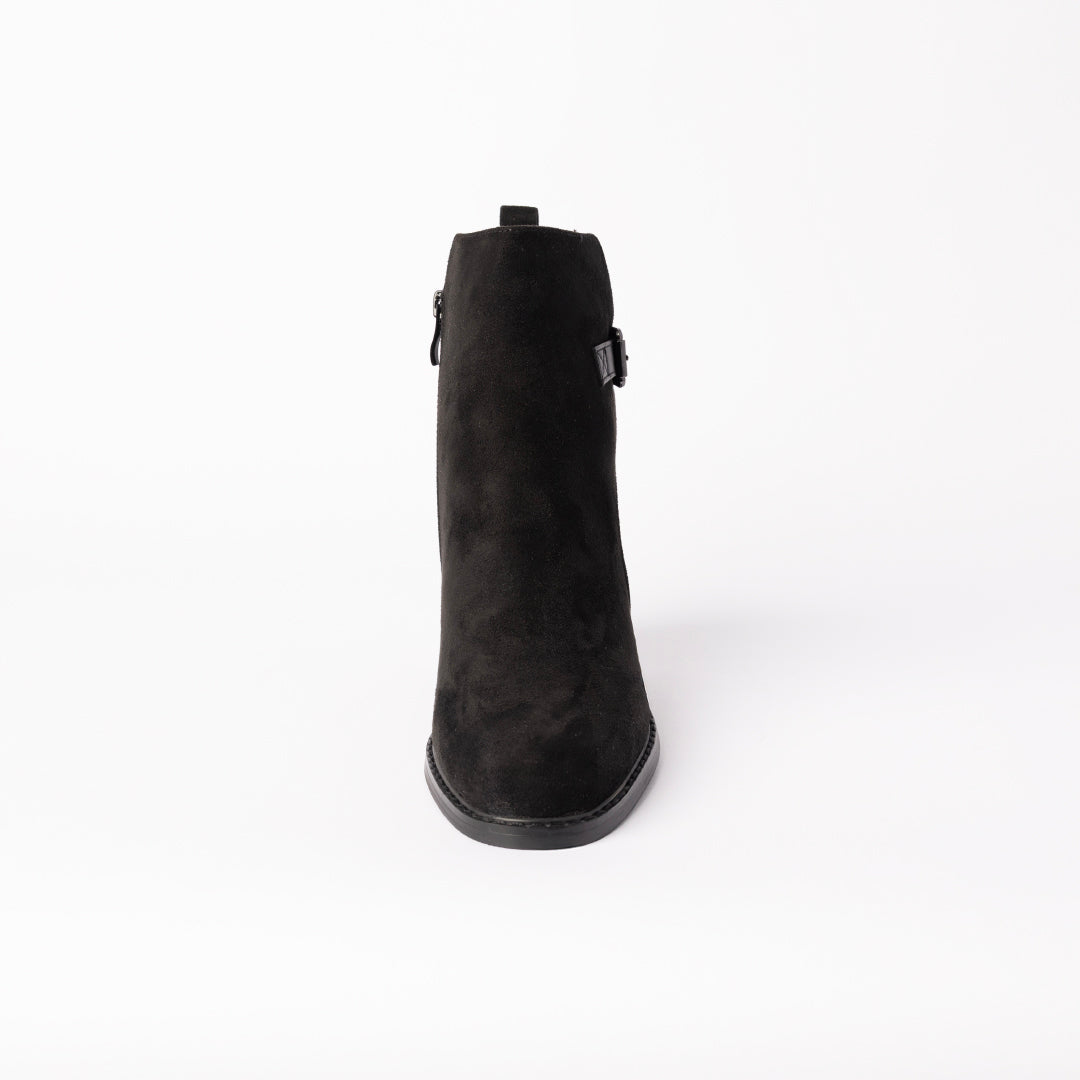 BLACK SUEDE CHELSEA BOOT