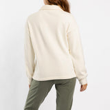 CREAM BRUSHED SWEATER