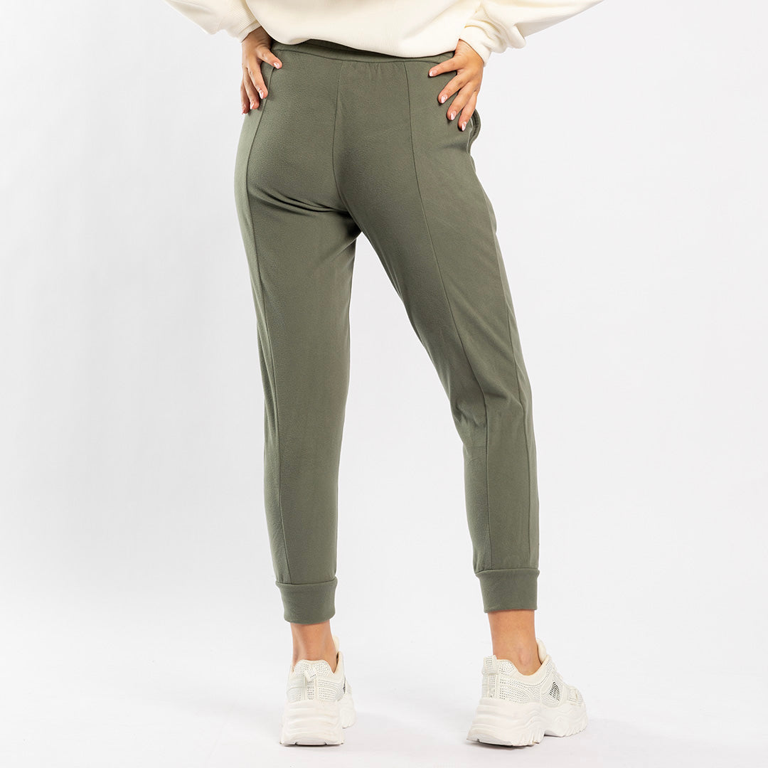 OLIVE FLEECE JOGGER