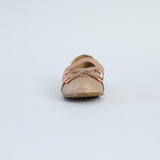 Glitter Pump.Trim And Elastic Detail.