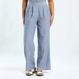 Navy/White Wide Leg Pant NOVA Fashion Fusion