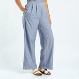 Navy/White Wide Leg Pant NOVA Fashion Fusion