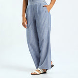 Navy/White Wide Leg Pant NOVA Fashion Fusion