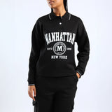 Black Baseball Sweater