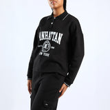 Black Baseball Sweater