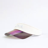 Nylon Visor.Holographic Peak. NOVA Fashion Fusion