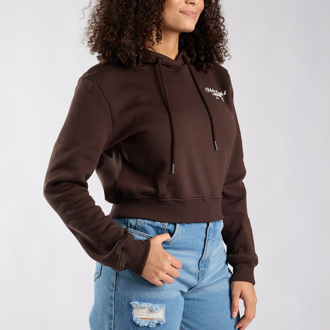 Brown  Hooded Sweater