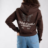 Brown  Hooded Sweater