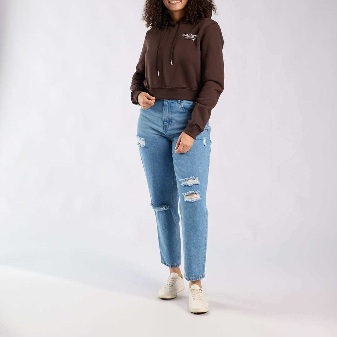 Brown  Hooded Sweater