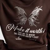 Brown  Hooded Sweater