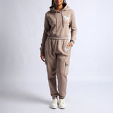 Taupe Hooded Sweater