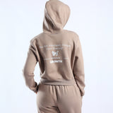 Taupe Hooded Sweater