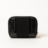 Glitter Double Zip Around Purse.
