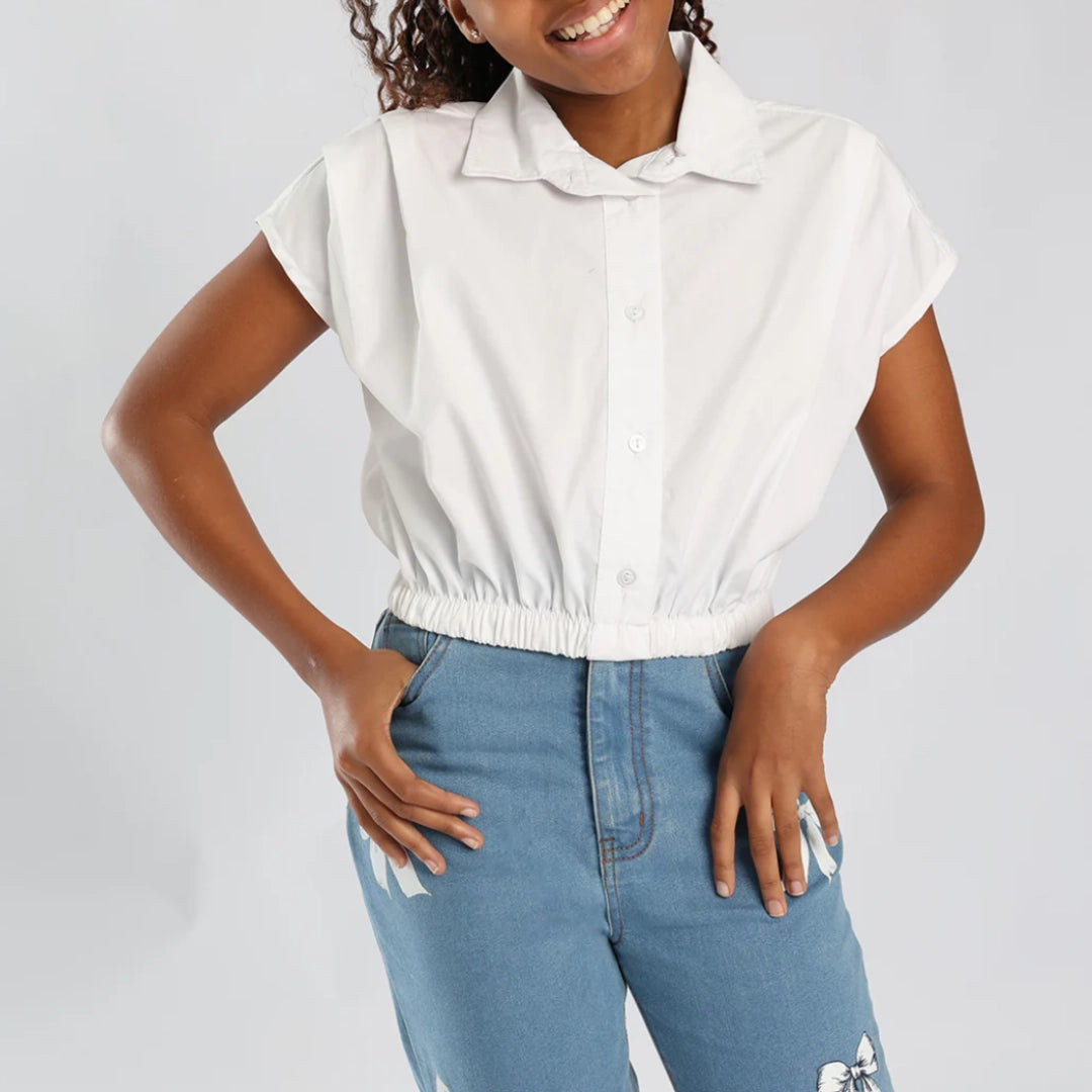 White Poplin Shirt ALORA Fashion Fusion