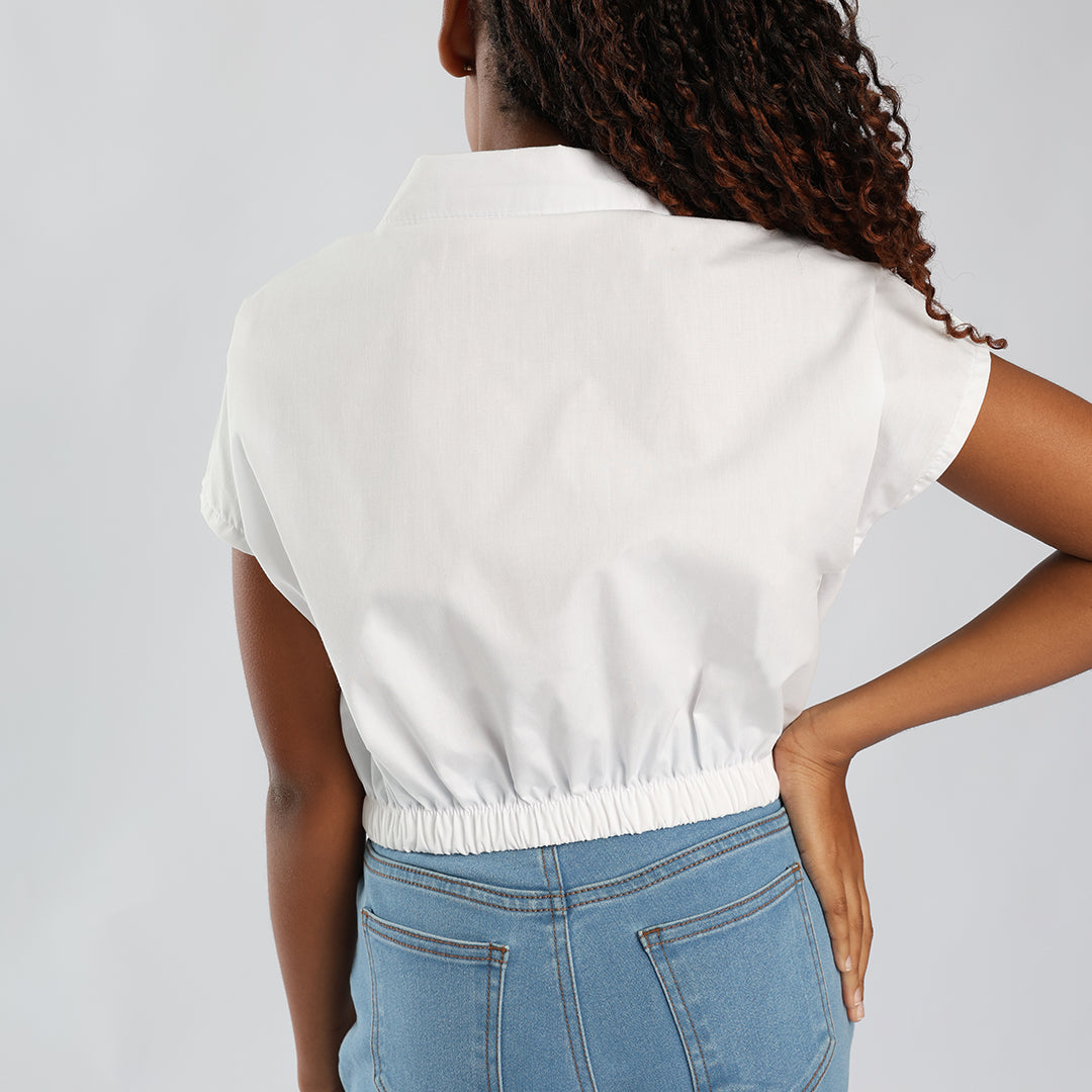 White Poplin Shirt
