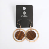Textured Hoop Earrings. CIARRA Fashion Fusion
