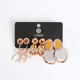 6 Pack Earring Set CIARRA Fashion Fusion