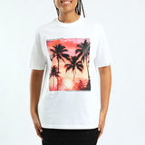 Ladies White Oversized T-Shirt NOVA Fashion Fusion
