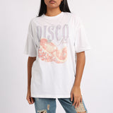 Ladies White Oversized T-Shirt
