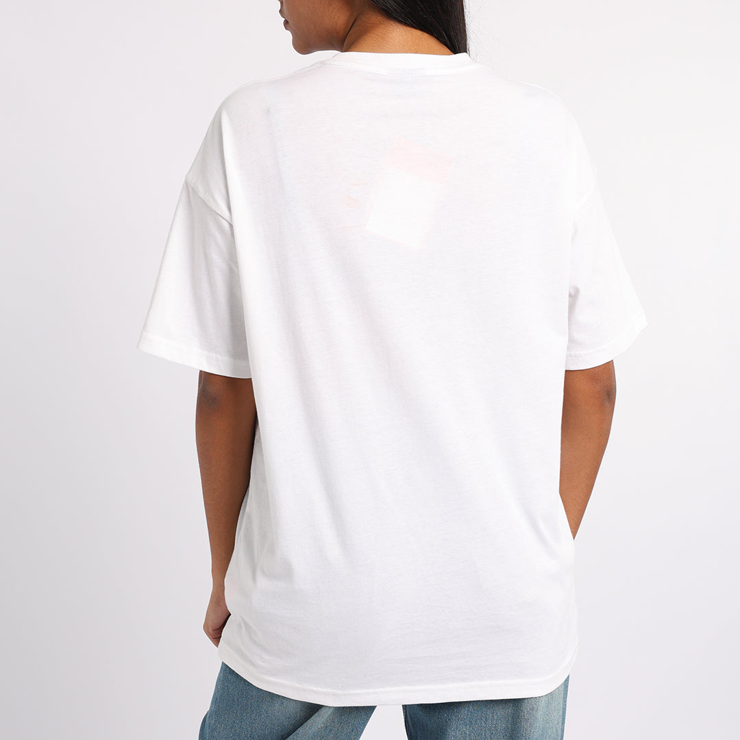 Ladies White Oversized T-Shirt